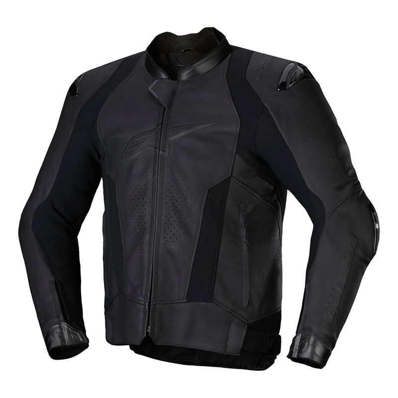 Blouson cuir Alpinestars Missile V3 black/black