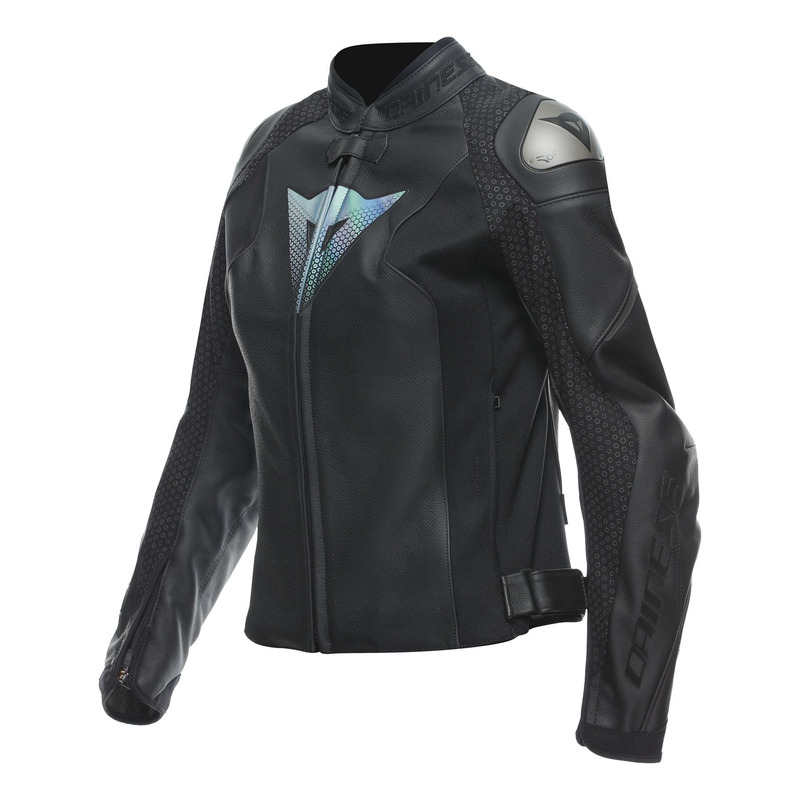 Blouson cuir femme Dainese Valorasa Lady 50Th LTD QDF noir