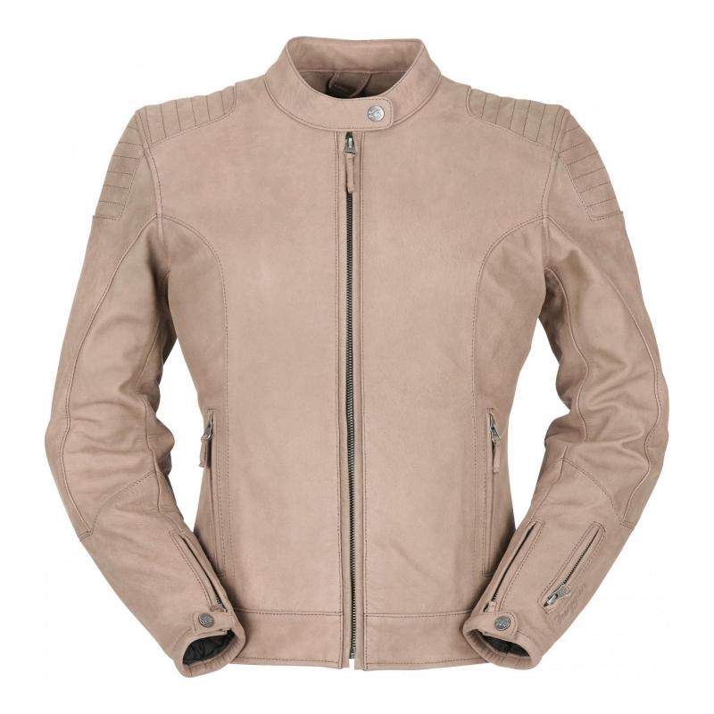 Blouson cuir femme Furygan Debbie beige- S