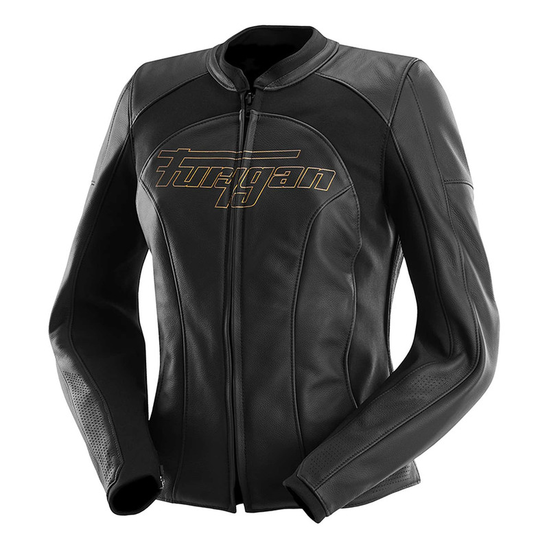Blouson cuir femme Furygan Romy noir/or