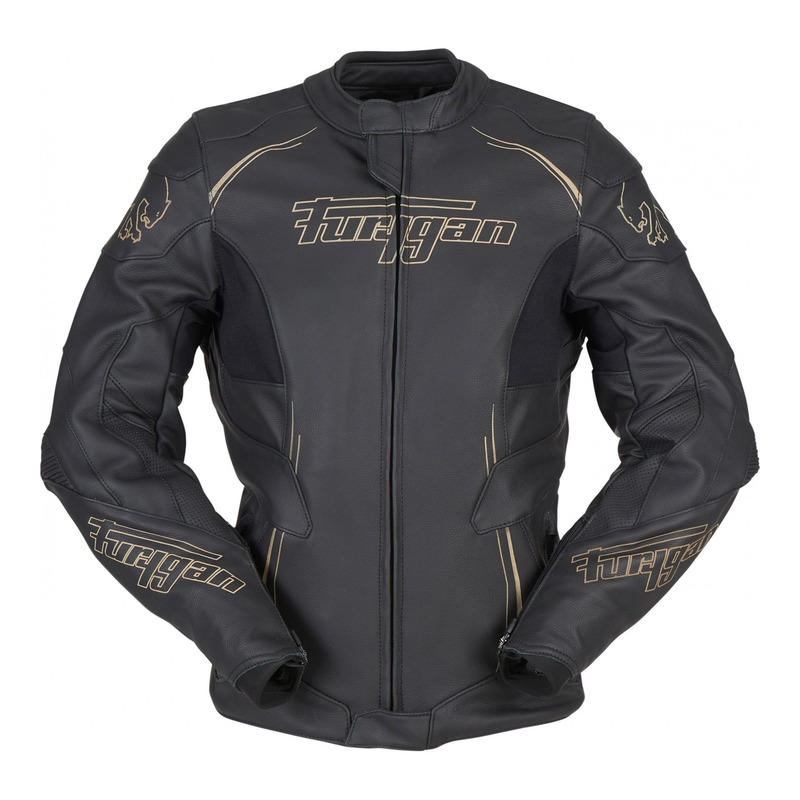 Blouson cuir femme Furygan Trinity noir (compatible airbag Furygan)- S