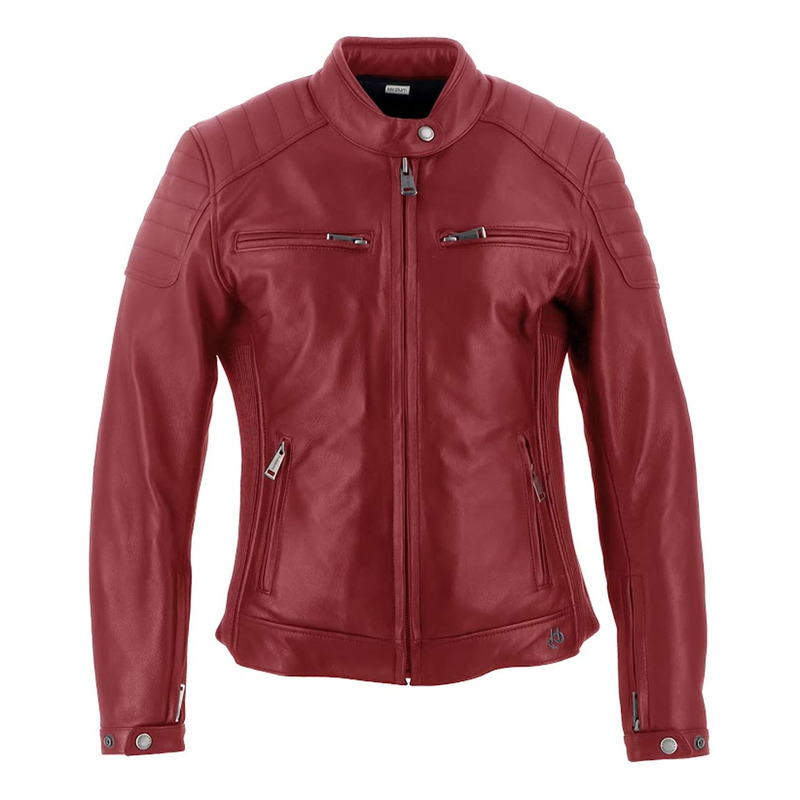 Blouson cuir femme Helstons Jody rouge