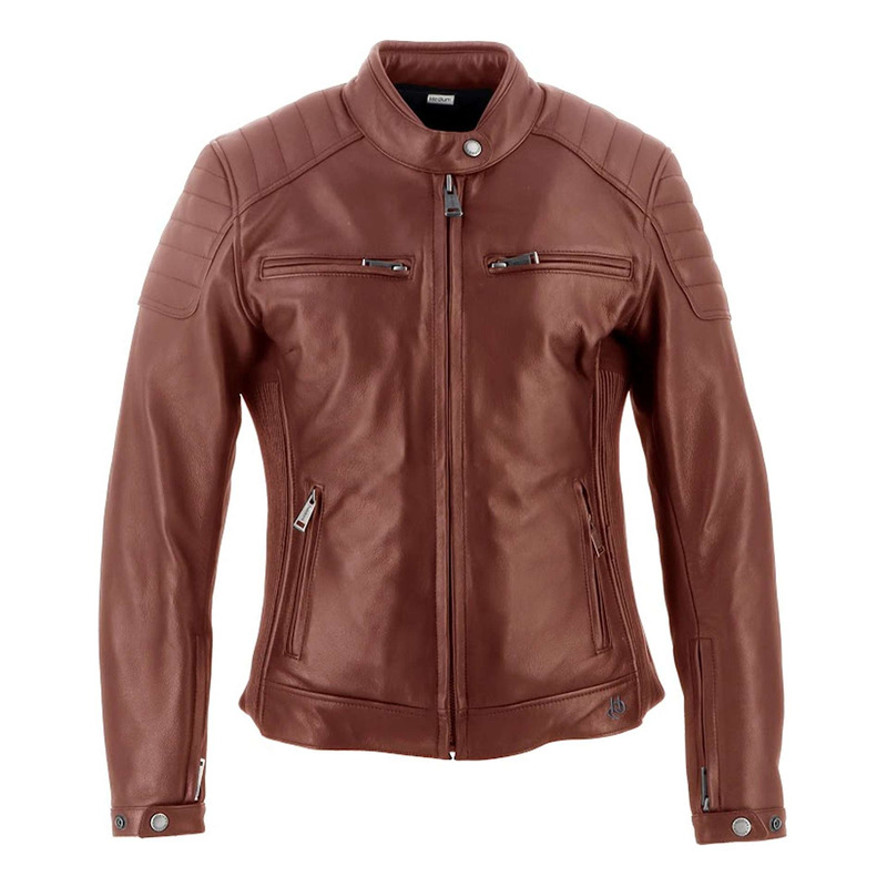 Blouson cuir femme Helstons Jody tan ciré