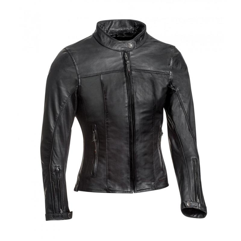 Blouson cuir femme Ixon Crank Lady noir- S