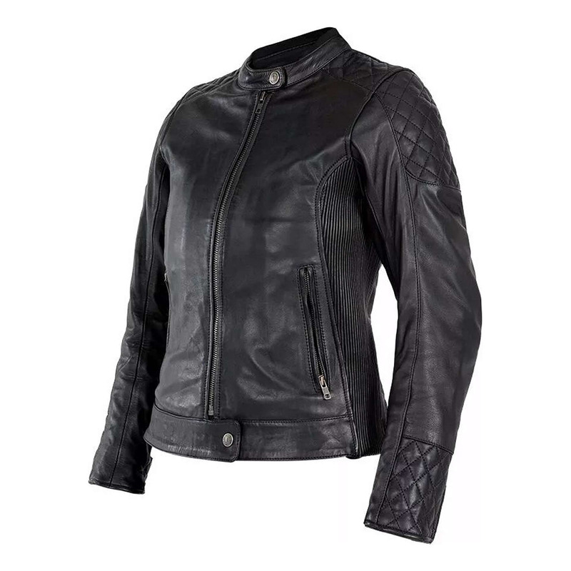 Blouson cuir femme John Doe Adina noir