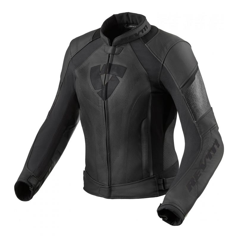 Blouson cuir femme Rev'it Xena 3 noir- 34