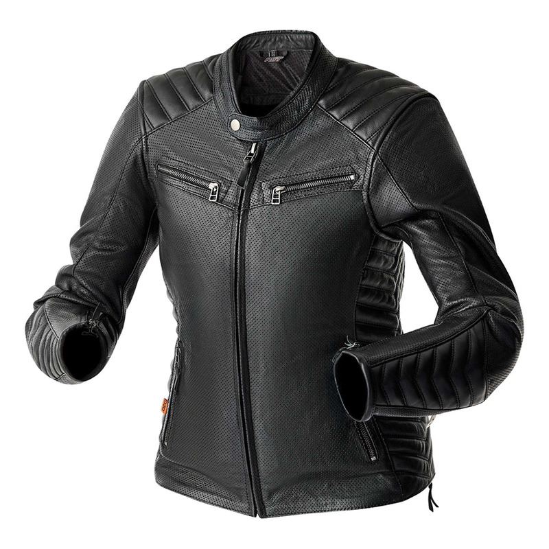 Blouson cuir femme RST Roadster Air D3O noir