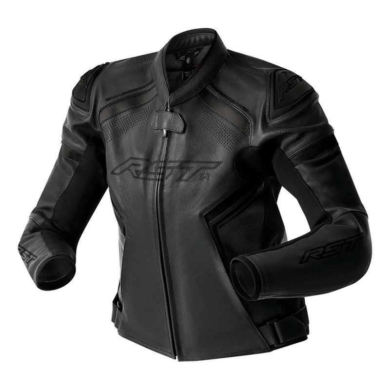 Blouson cuir femme RST S1 D3O Woman noir