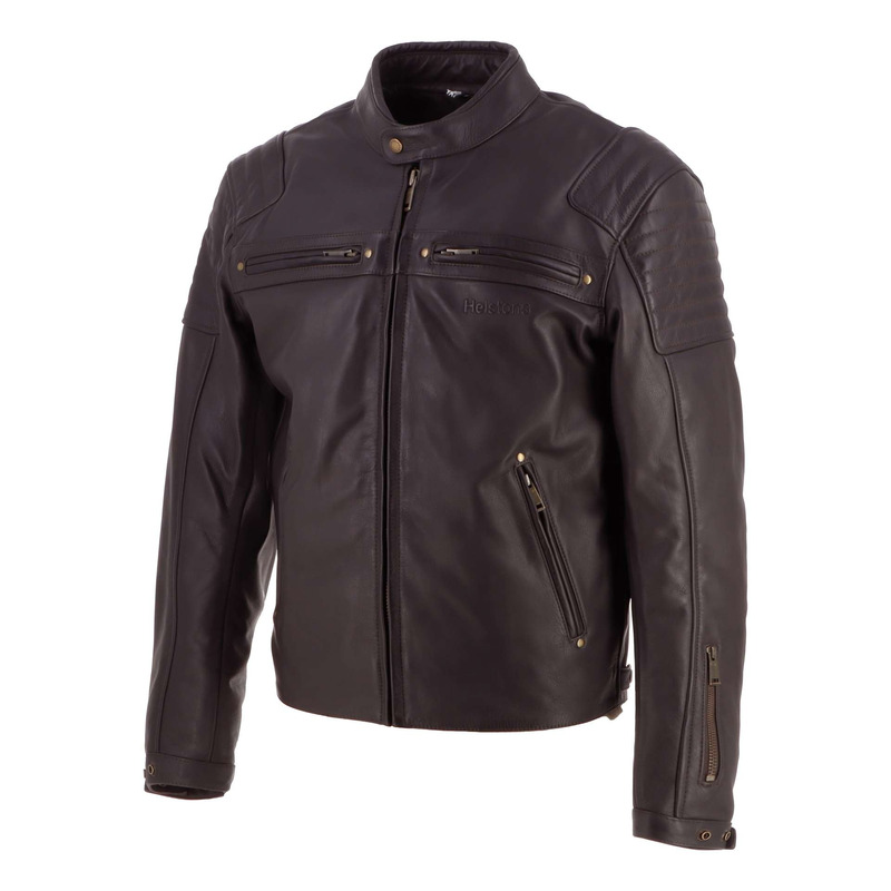 Blouson cuir Helstons Missile marron- 3XL