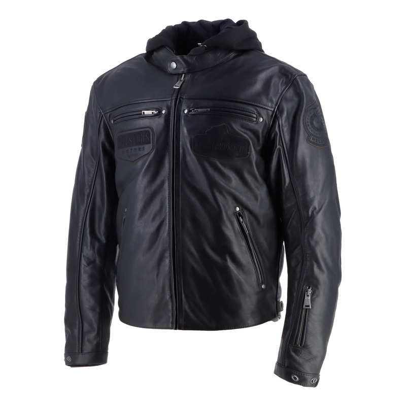 Blouson cuir Helstons Rival noir- S