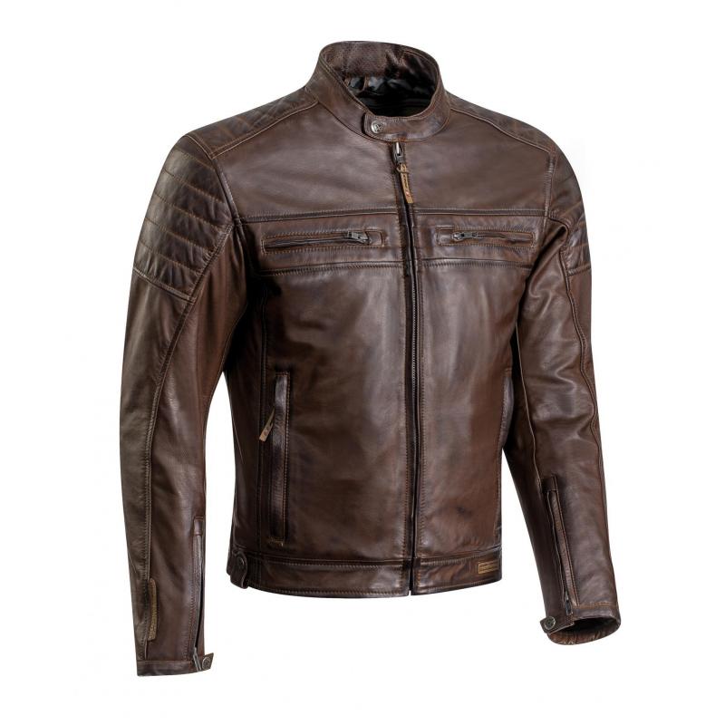 Blouson cuir Ixon Torque marron- S