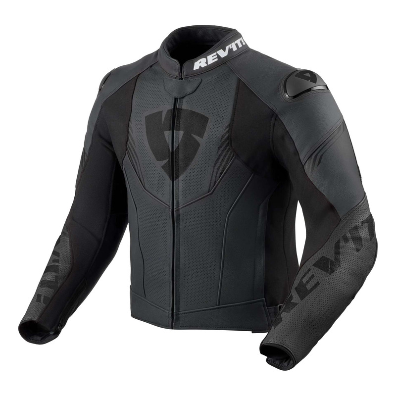 Blouson cuir Rev’It Argon 3 black/anthracite
