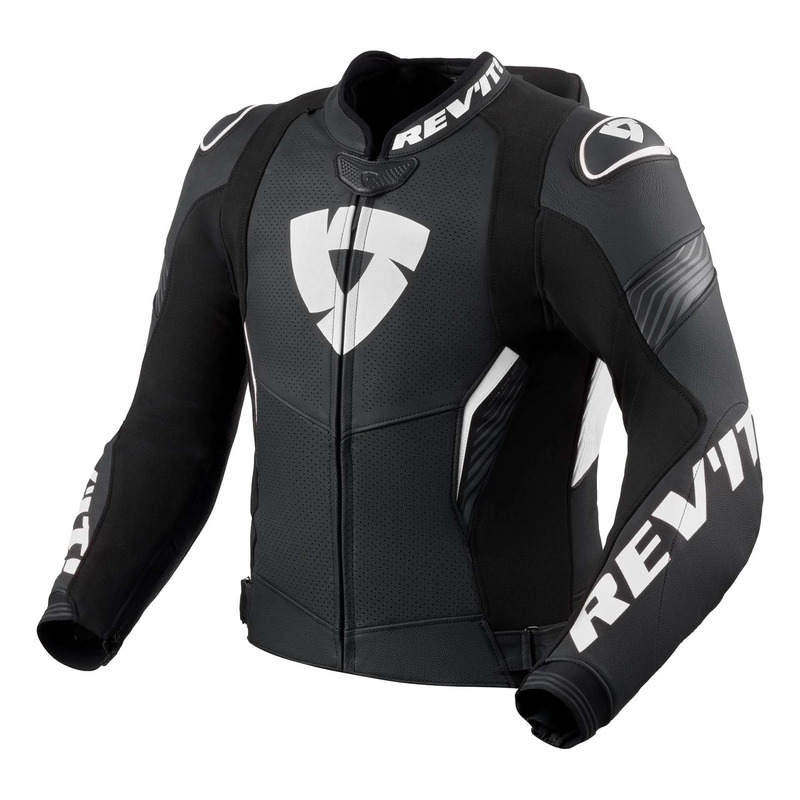 Blouson cuir Rev’It Argon 3 Pro black/white