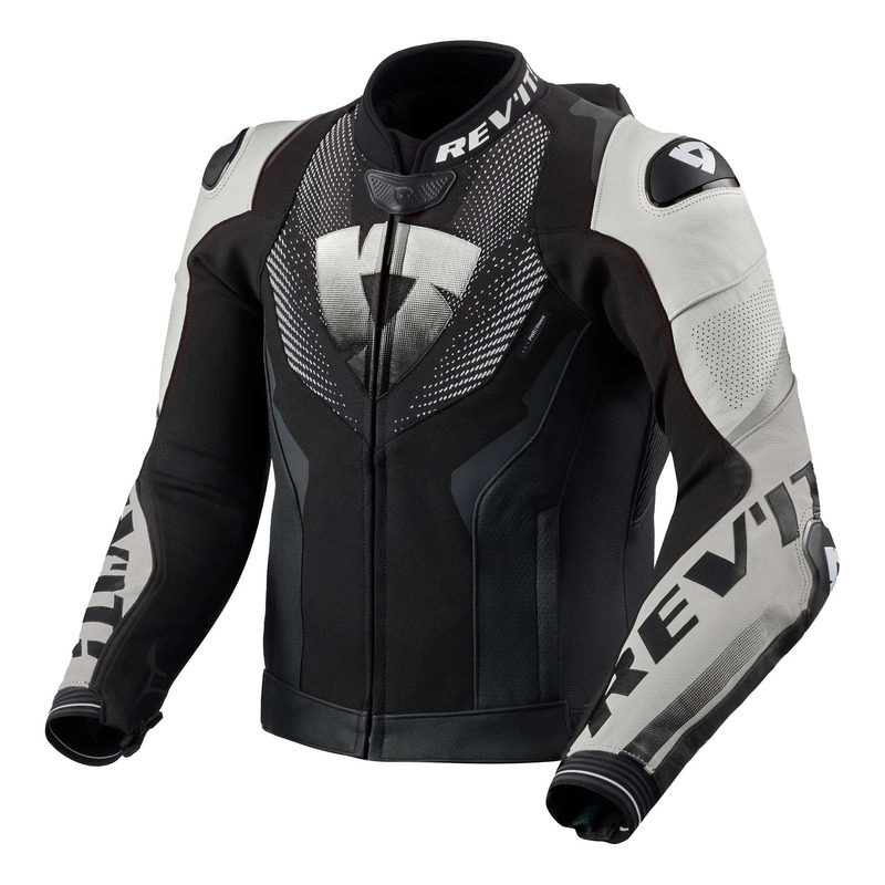 Blouson cuir Rev’It Hyperspeed 3 Pro black/white