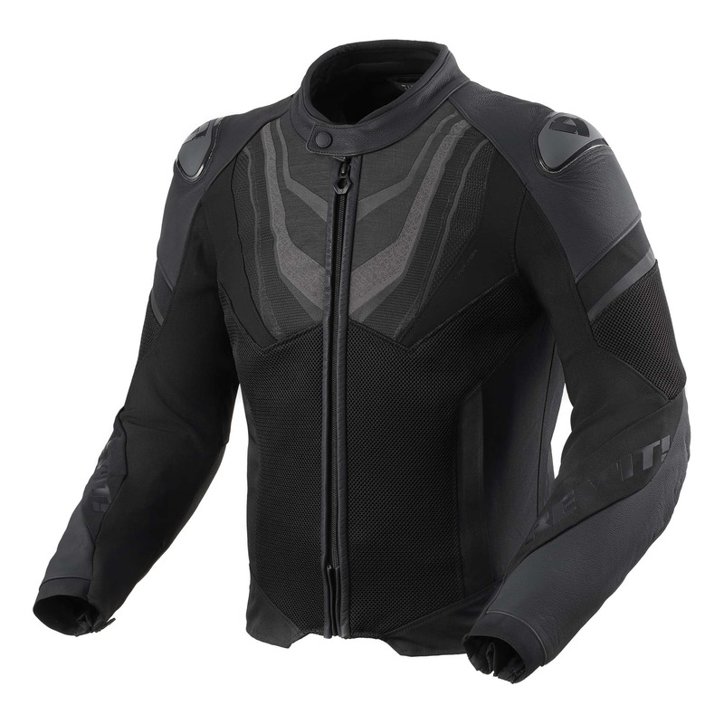 Blouson cuir Rev’It Mantis H2O black