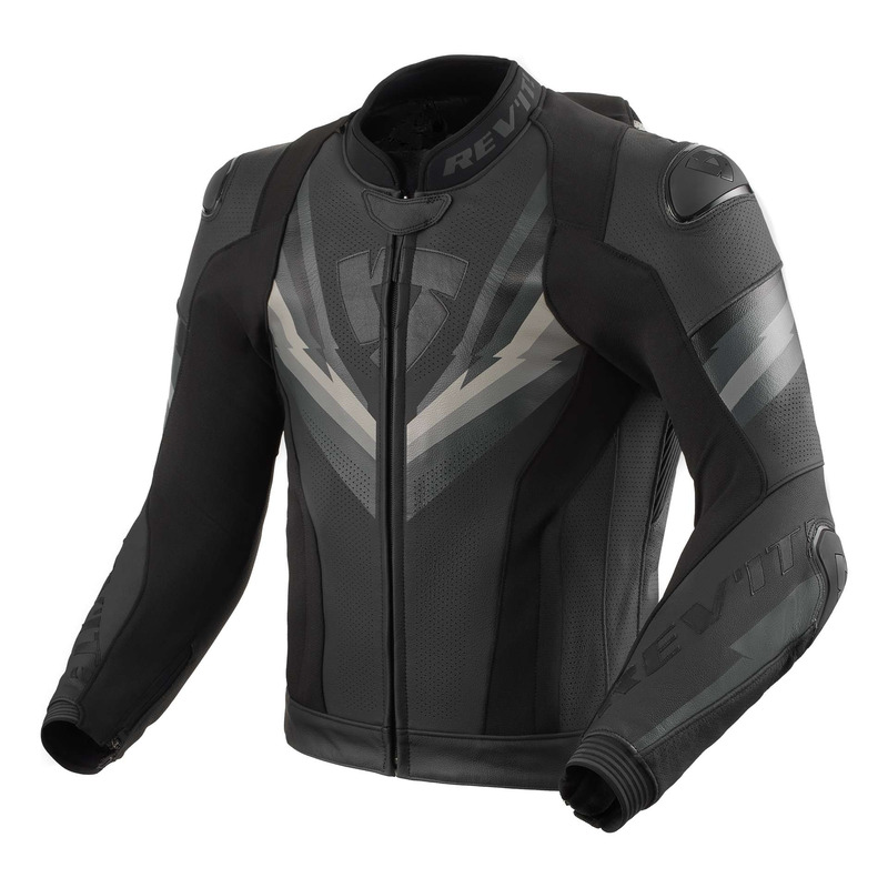 Blouson cuir Rev’It Quantum 3 Pro black/anthracite
