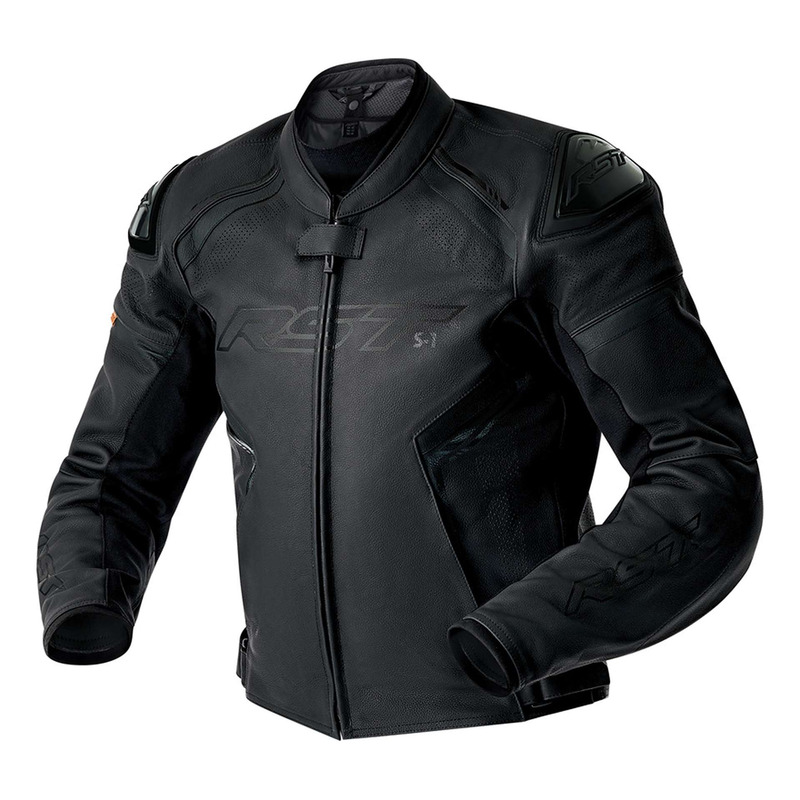 Blouson cuir RST S1 D3O noir