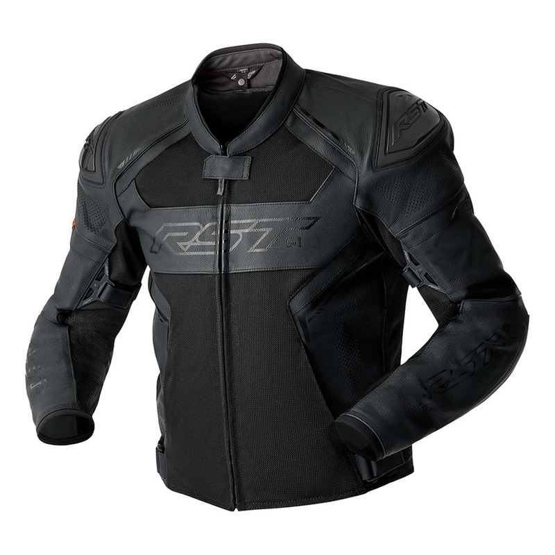 Blouson cuir RST S1 Mesh D3O noir