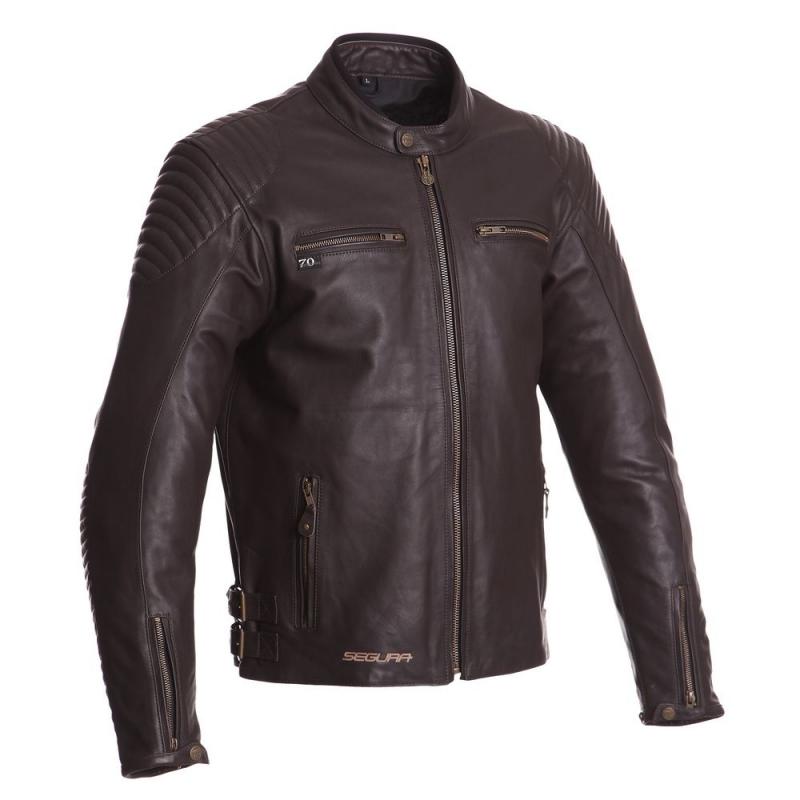 Blouson cuir Segura ELWOOD marron- XL