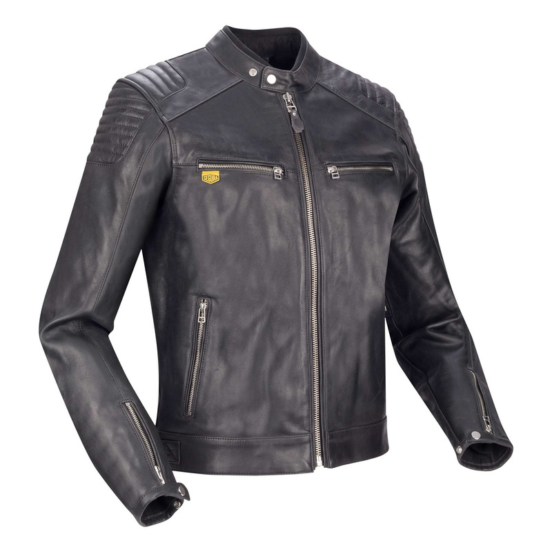 Blouson cuir Segura Robby noir