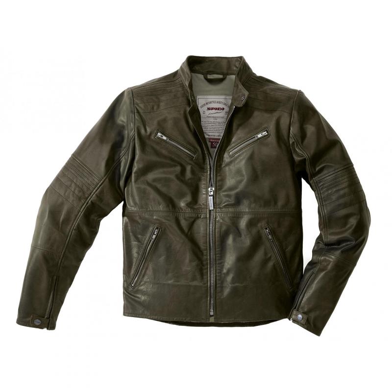 Blouson cuir Spidi GARAGE kaki- 46