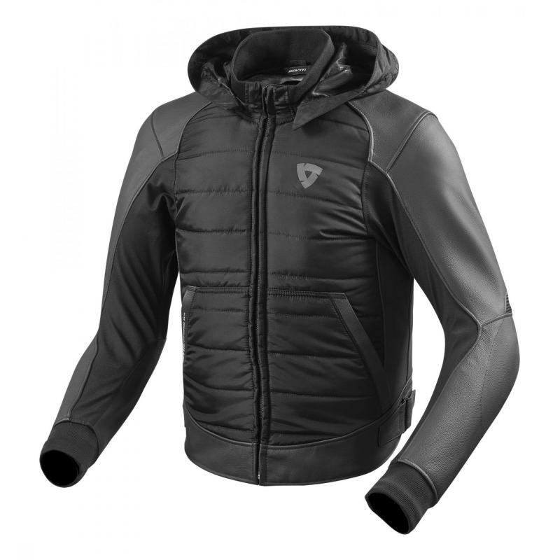 Blouson cuir/textile Rev'it Blake noir - 54