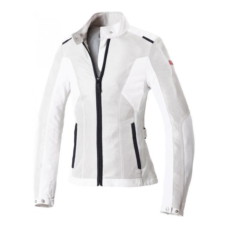 Blouson femme textile Spidi Solar Net Ice- XS