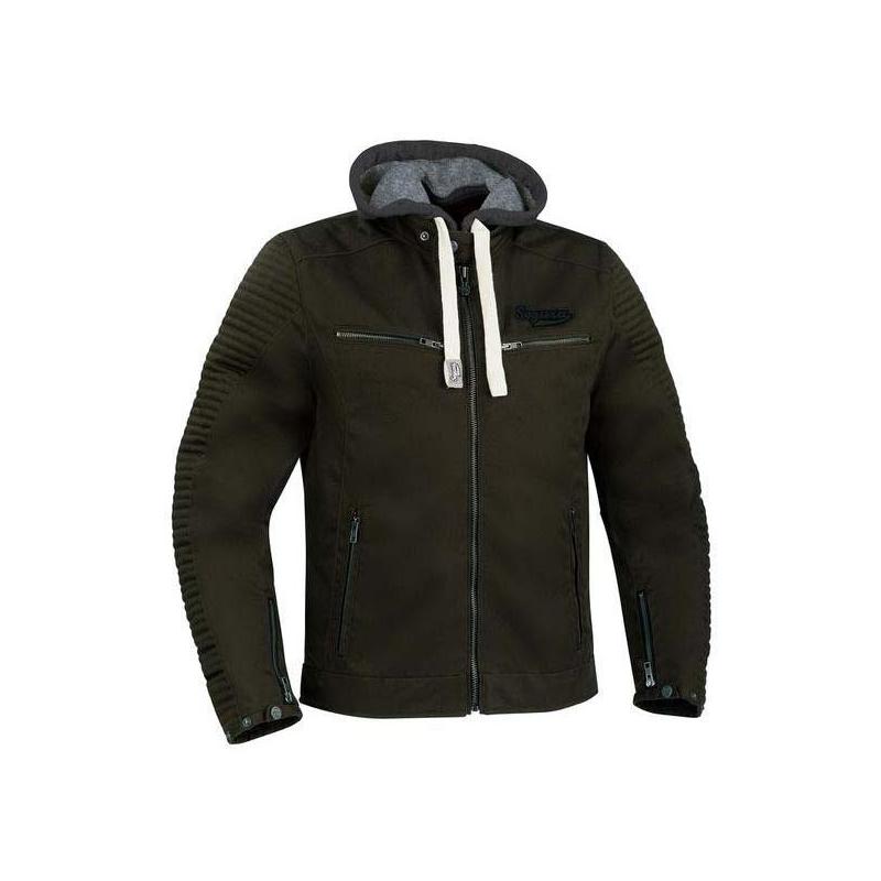 Blouson textile à capuche Segura Miguel WP marron- S