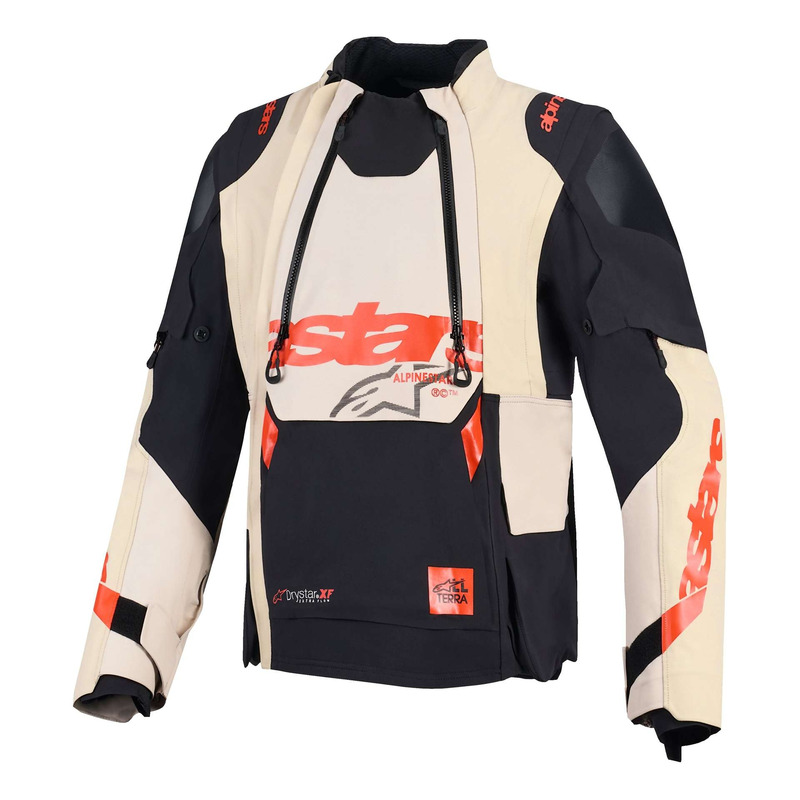 Blouson textile Alpinestars Halo Pro Drystar XF Laminated mastik black