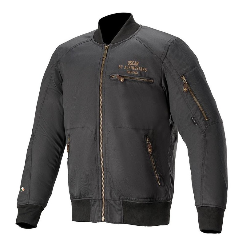 Blouson textile Alpinestars Oscar Bomber noir- L