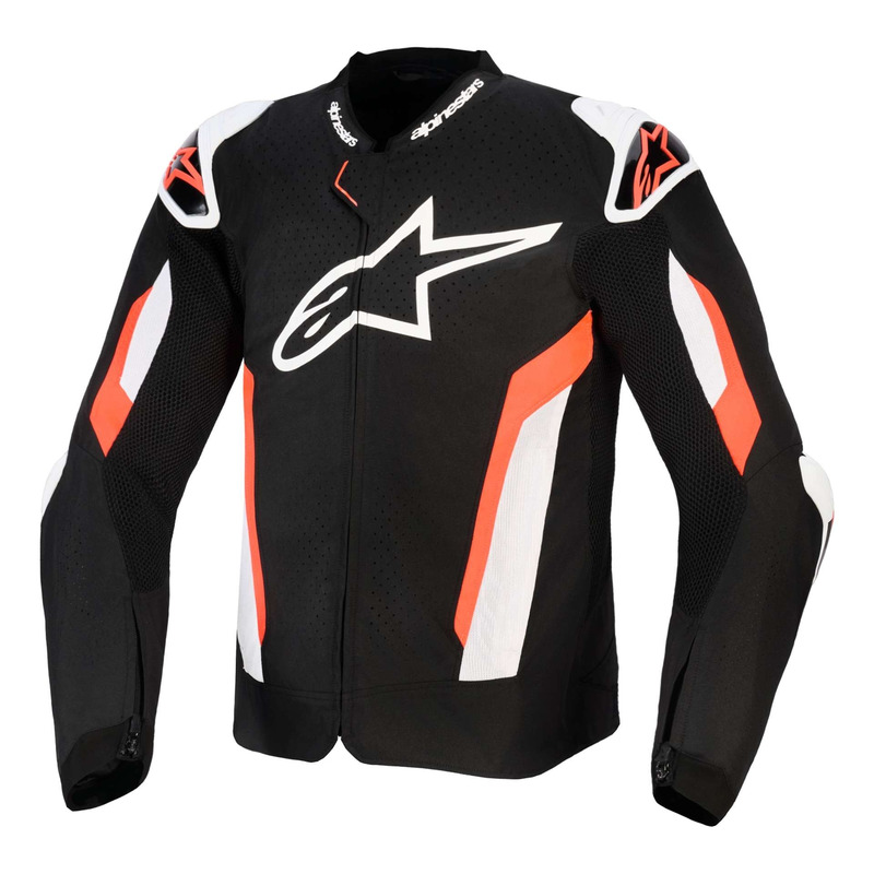 Blouson textile Alpinestars T-GP Air black/red fluo