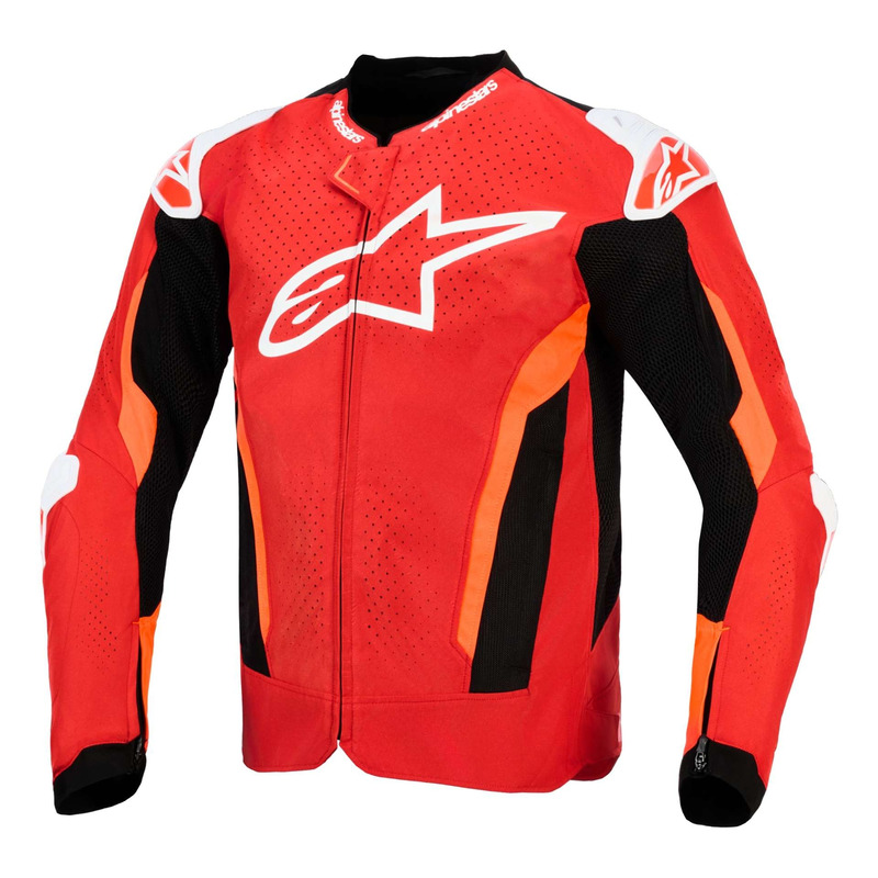 Blouson textile Alpinestars T-GP Air bright red/red fluo/black