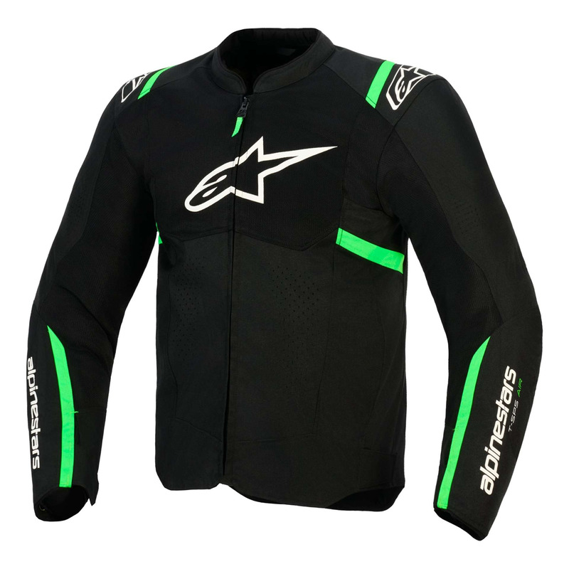 Blouson textile Alpinestars T-SPS Air V2 black/ fluo green