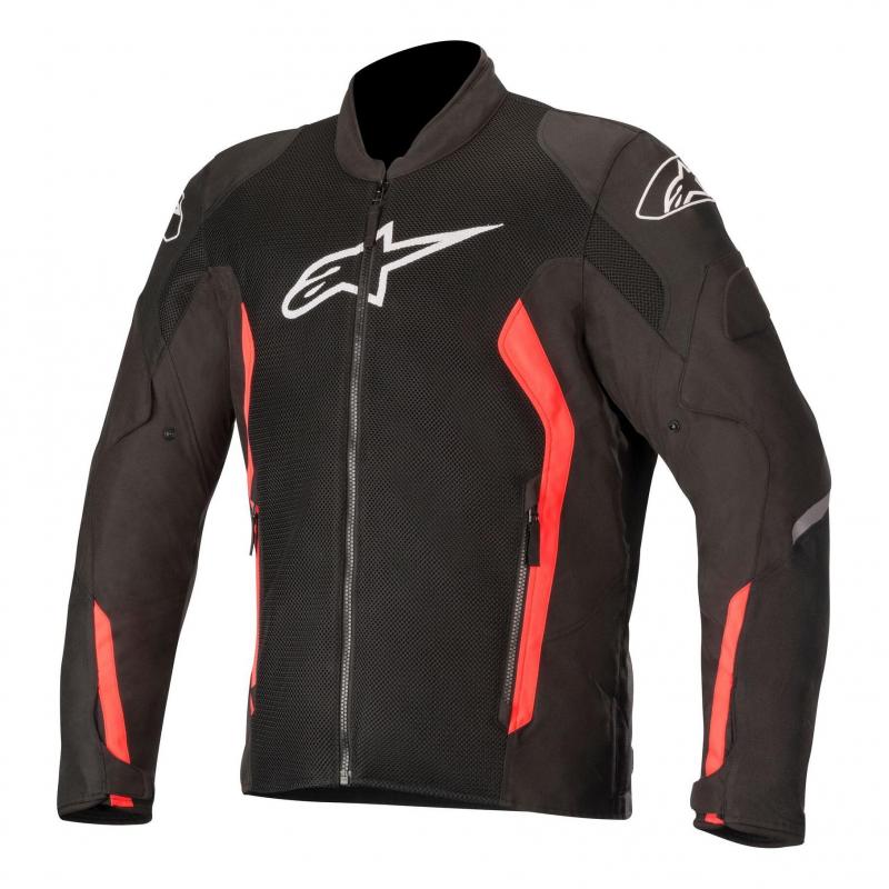 Blouson textile Alpinestars Viper V2 Air noir/rouge fluo- S