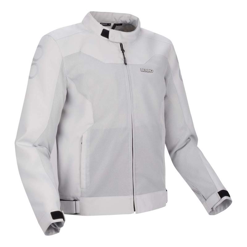 Blouson textile Bering Alias gris clair