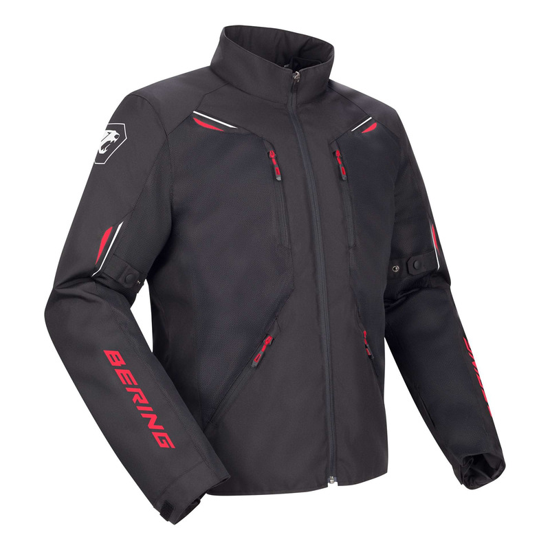 Blouson textile Bering Brazilia noir/rouge