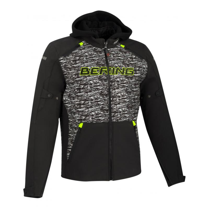 Blouson textile Bering Drift noir/gris- S