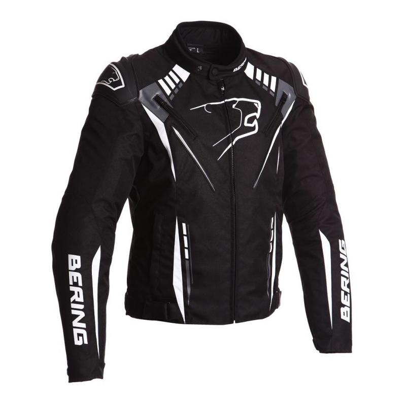 Blouson textile Bering PRIMO-R Noir/Blanc- XL