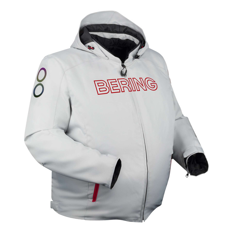 Blouson textile Bering Warwick King Size noir â   Grandes tailles- WL