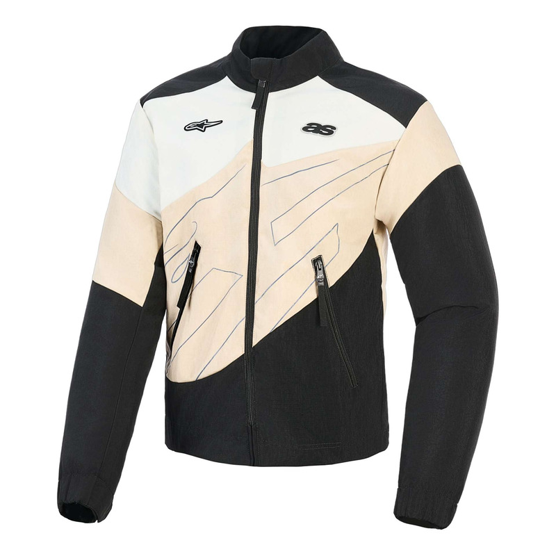 Blouson textile femme Alpinestars Stella Moshell black sand off white