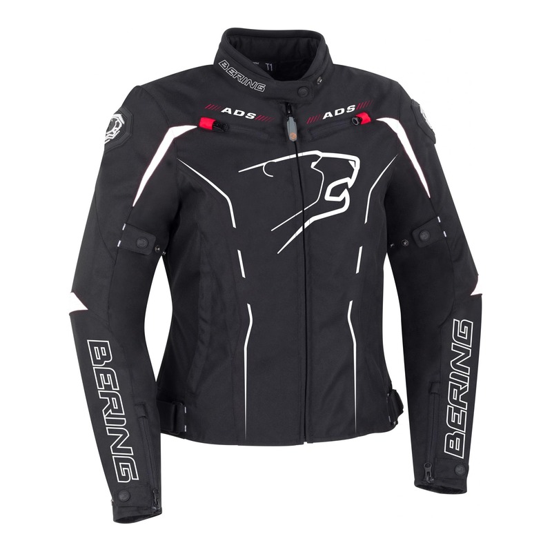 Blouson textile femme Bering Kaloway noir/blanc- T0