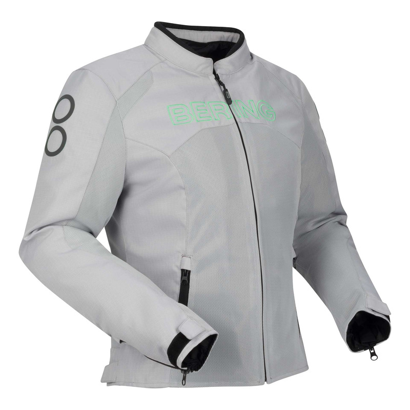 Blouson textile femme Bering Lady Zao gris/vert- T0
