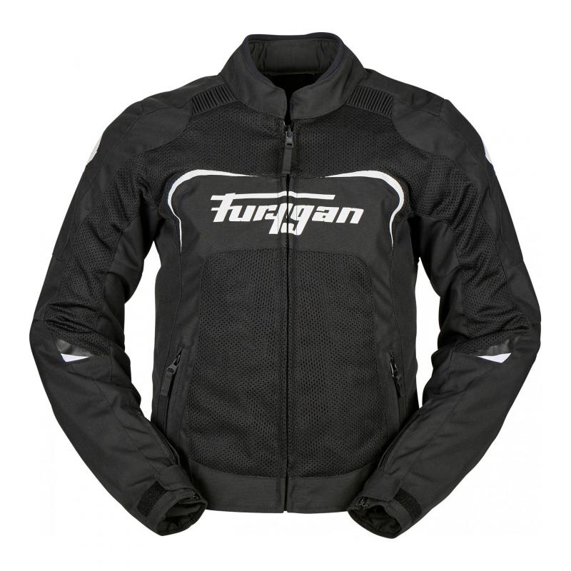 Blouson textile femme Furygan Cyane Vented noir/blanc- S