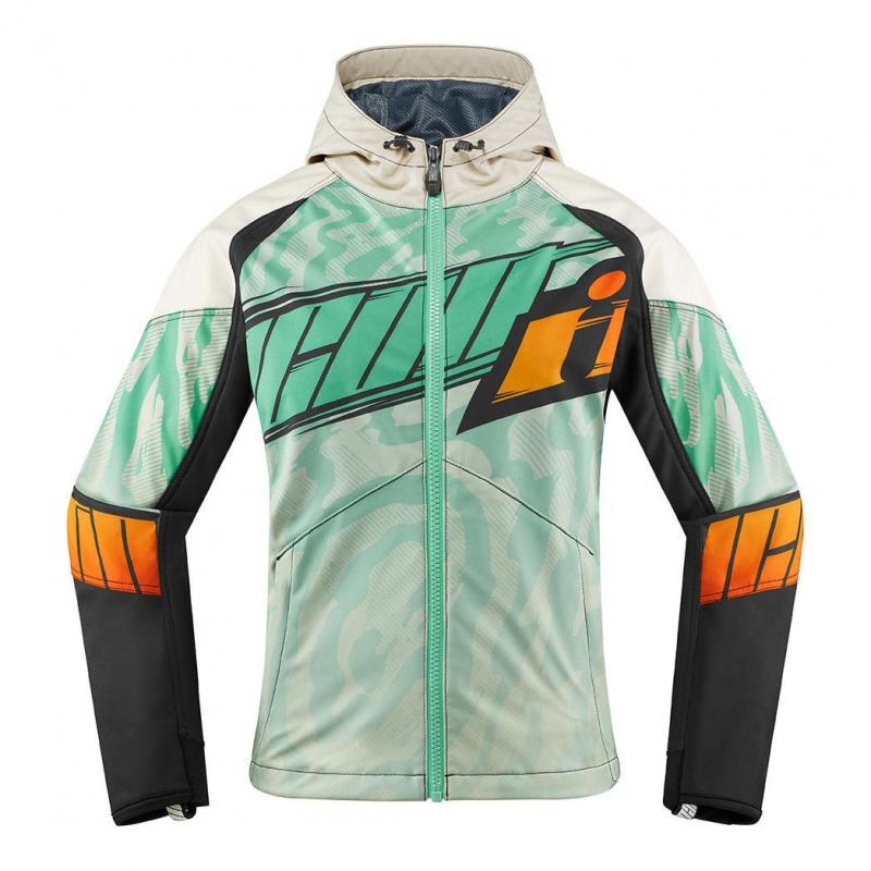 Blouson textile femme Icon Merc Azul- M