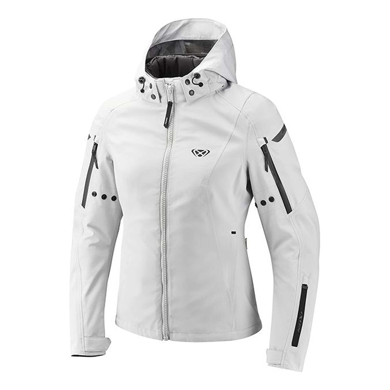 Blouson textile femme Ixon Burning Lady gris clair