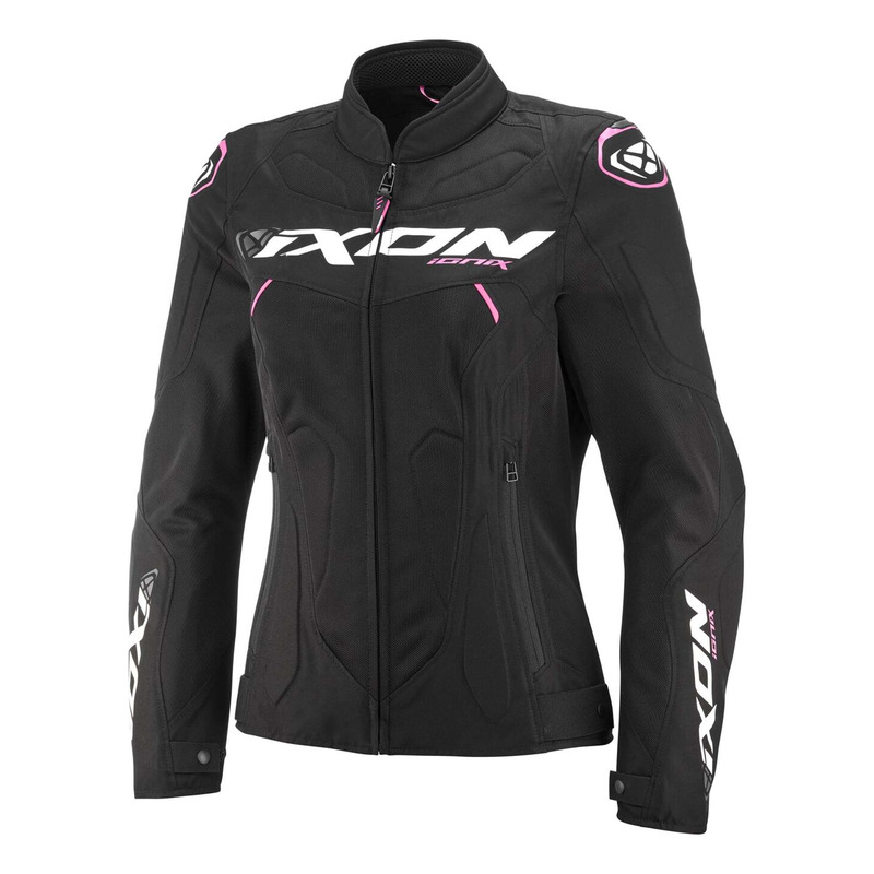 Blouson textile femme Ixon Ionix Lady black/bright pink