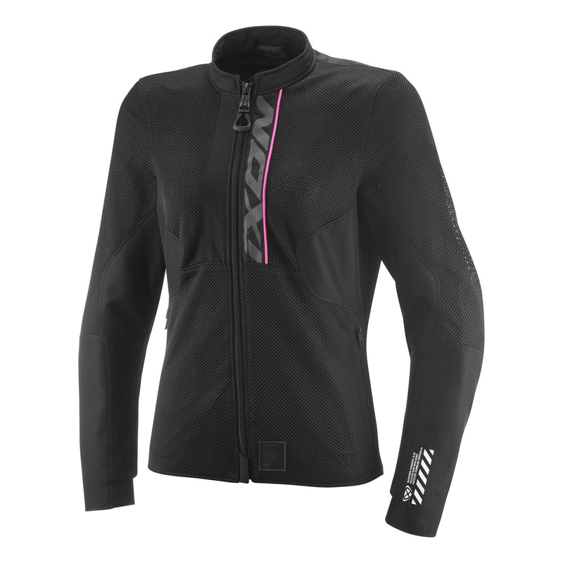 Blouson textile femme Ixon Ostro Lady noir/rose vif