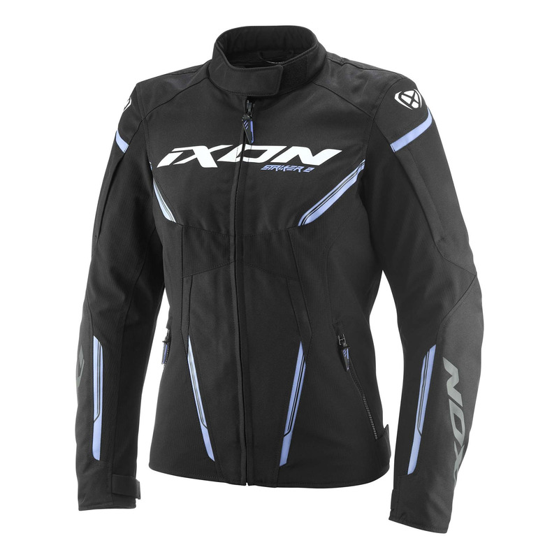 Blouson textile femme Ixon Striker 2 Lady noir/lavande