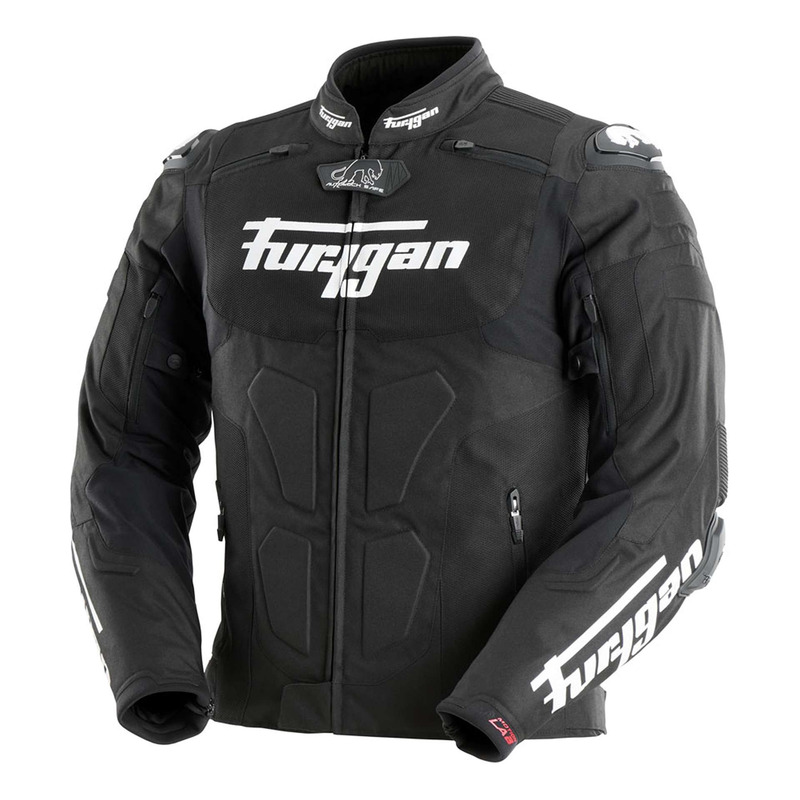 Blouson textile Furygan TX Raptor noir/blanc- S