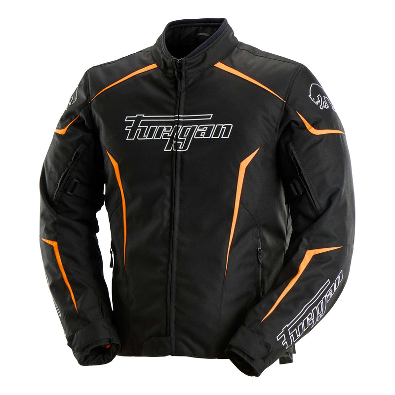 Blouson textile Furygan Yori noir/blanc/orange